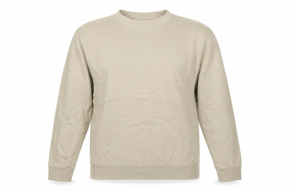 Mens UK Size S Nike Beige Pullover Sweatshirt