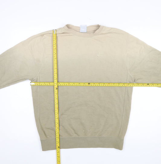 Mens UK Size S Nike Beige Pullover Sweatshirt