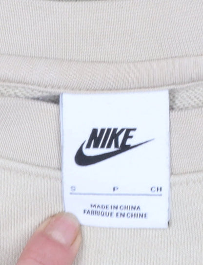 Mens UK Size S Nike Beige Pullover Sweatshirt
