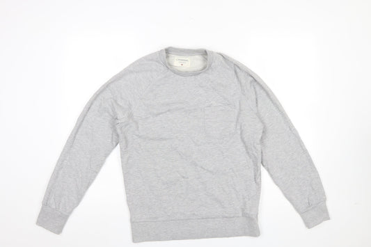 Mens UK Size M Criminal Grey Pullover Sweatshirt