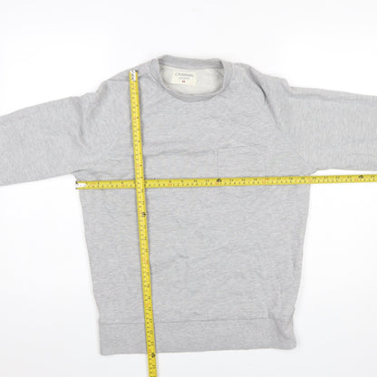 Mens UK Size M Criminal Grey Pullover Sweatshirt
