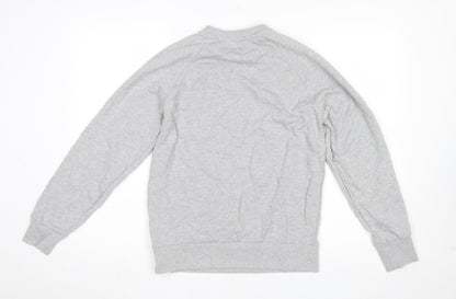 Mens UK Size M Criminal Grey Pullover Sweatshirt