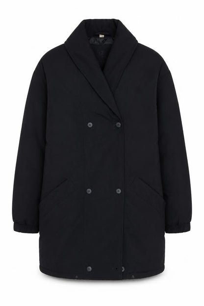 Womens UK Size 10 BHS Black Overcoat