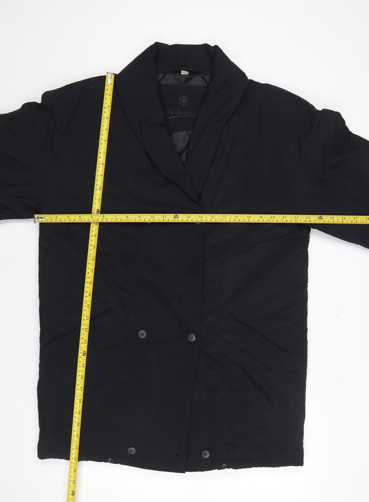 Womens UK Size 10 BHS Black Overcoat