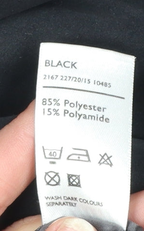 Womens UK Size 10 Berkertex Black Parka Coat