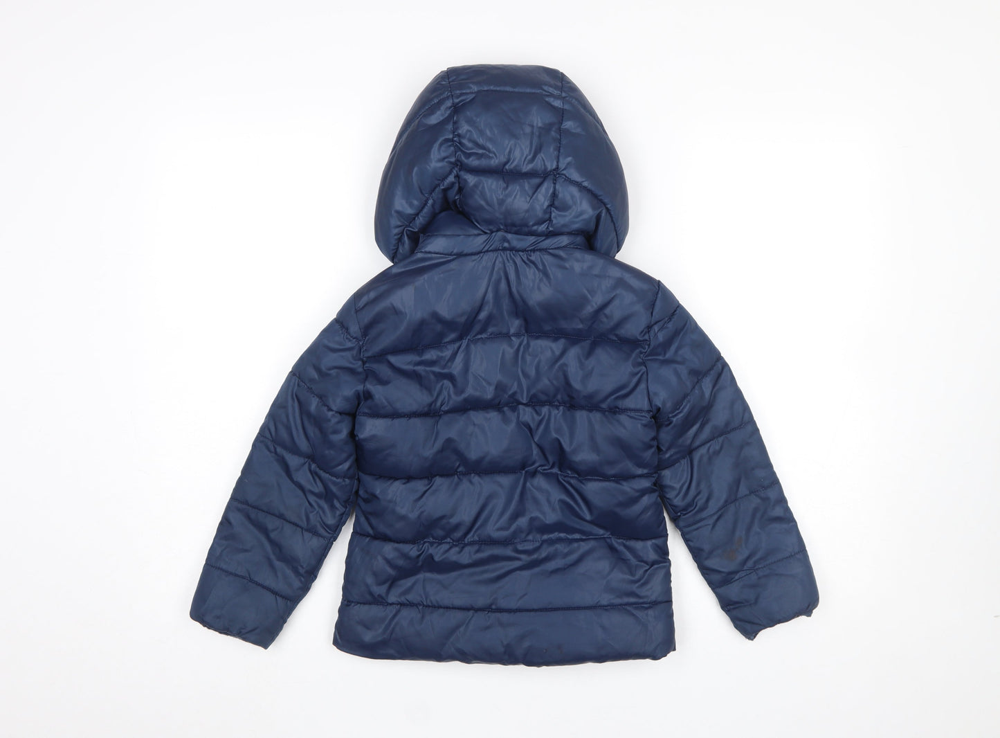 Boys UK Size 5-6 Years Mango Blue Puffer Jacket