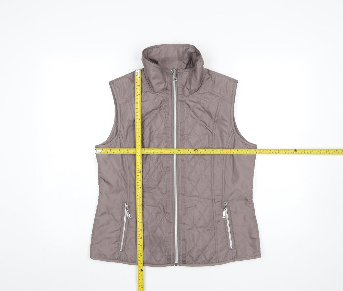 Womens UK Size 12 Rabe Grey Quilted Coat
