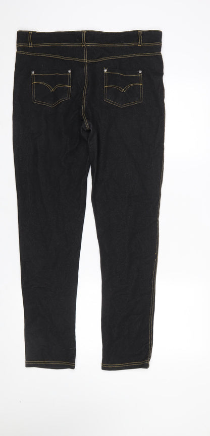 Womens UK Size 14 Lee Cooper Slim Fit Skinny Black Jeans