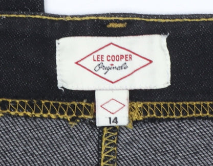 Womens UK Size 14 Lee Cooper Slim Fit Skinny Black Jeans
