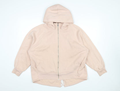Womens UK Size 12 Riani Beige Full Zip Hoodie