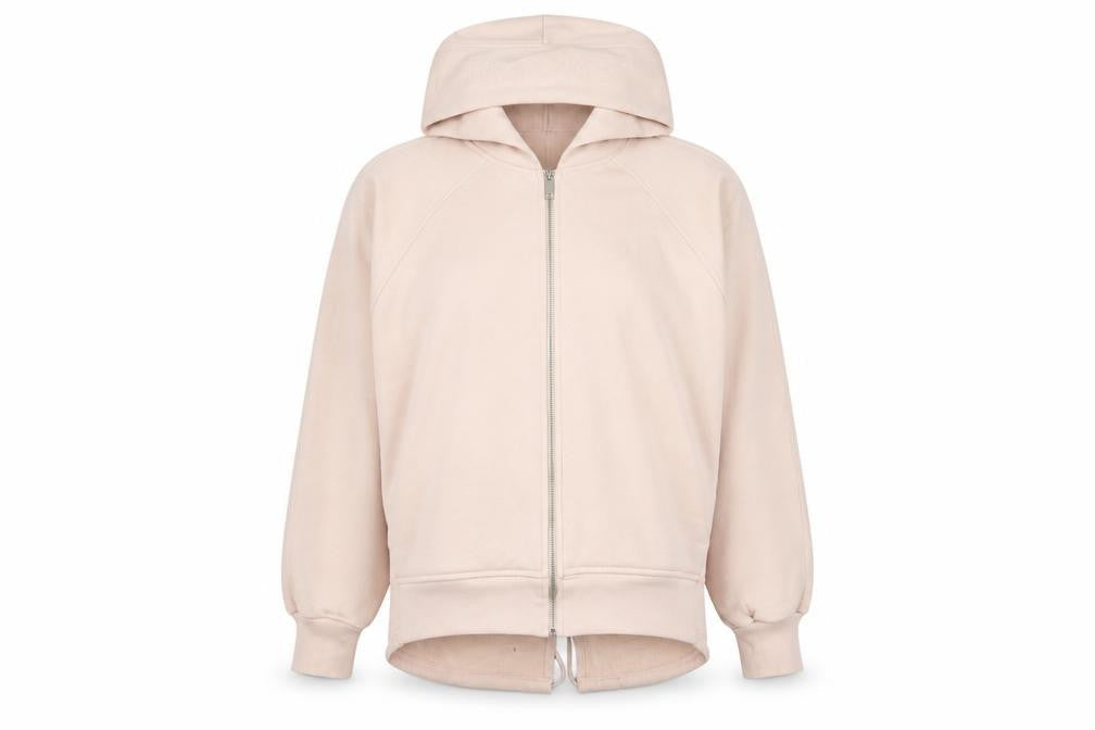 Womens UK Size 12 Riani Beige Full Zip Hoodie