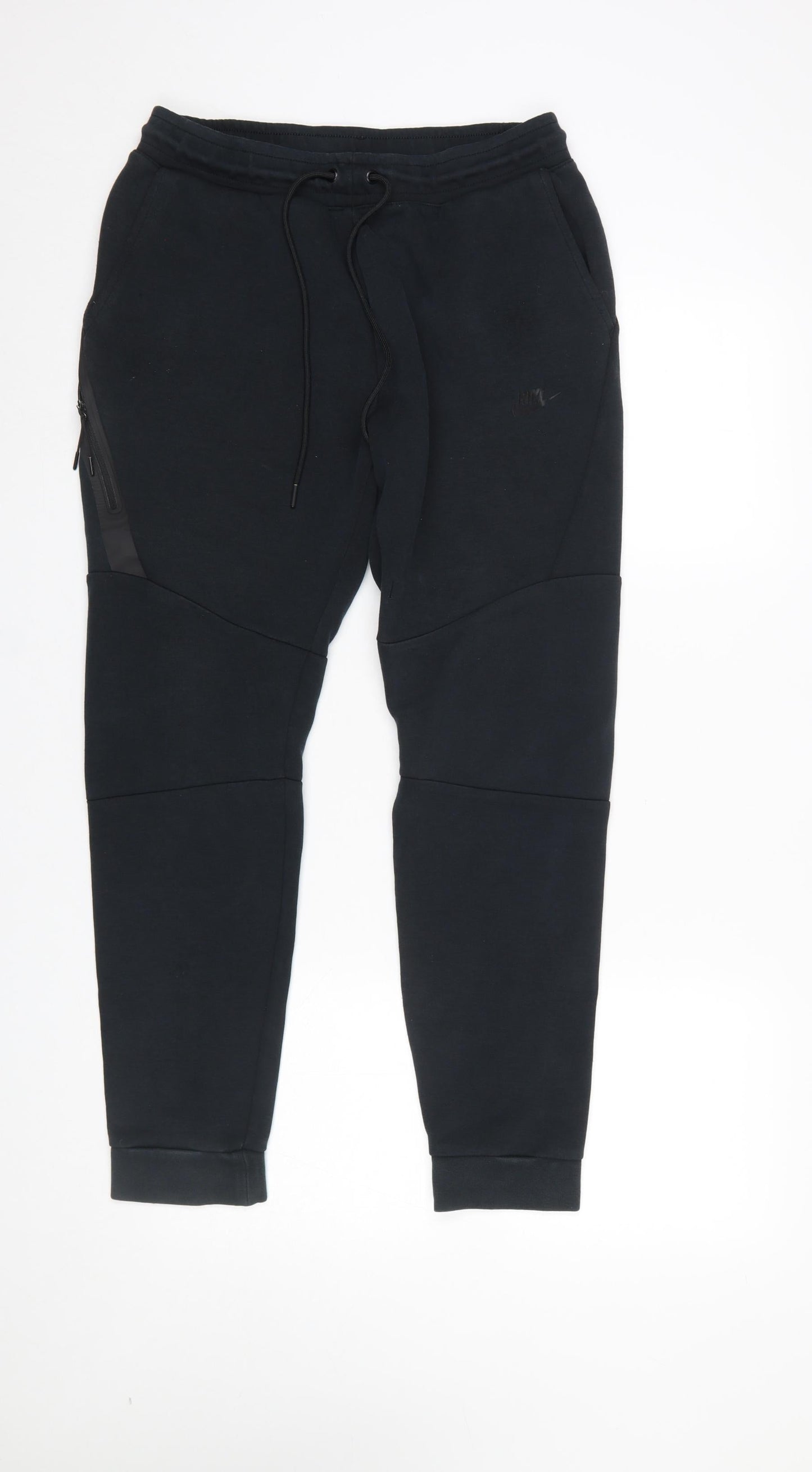 Womens UK Size M Nike Regular Fit Sweatpants Black Trousers