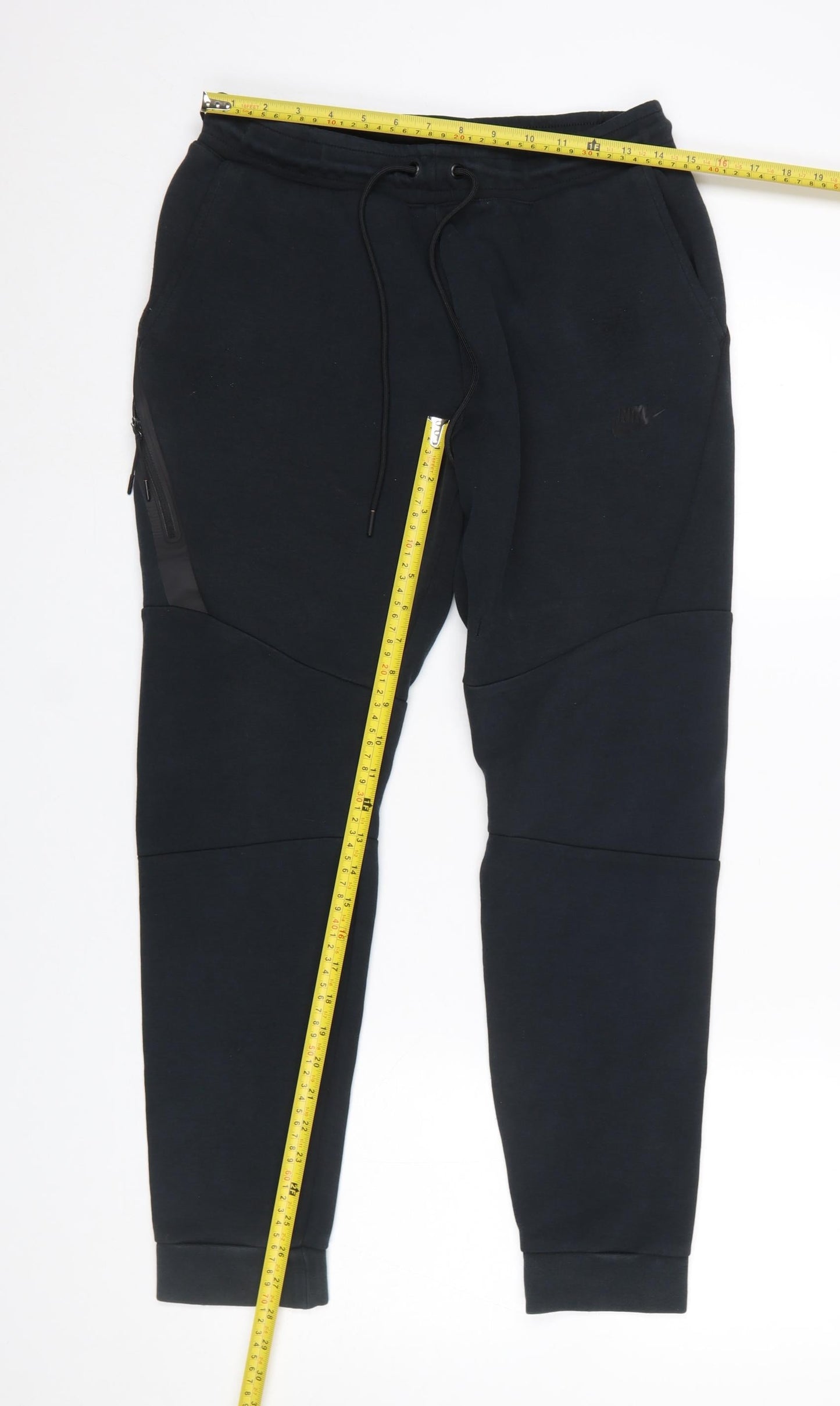 Womens UK Size M Nike Regular Fit Sweatpants Black Trousers