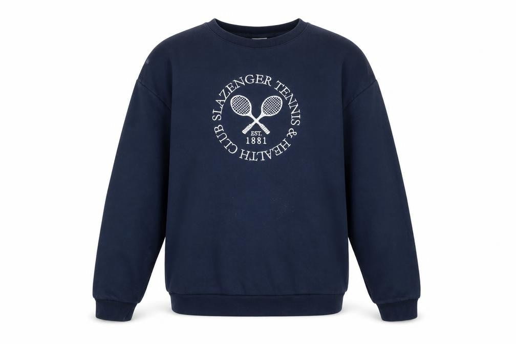 Womens UK Size 14 Slazenger Blue Pullover Sweatshirt