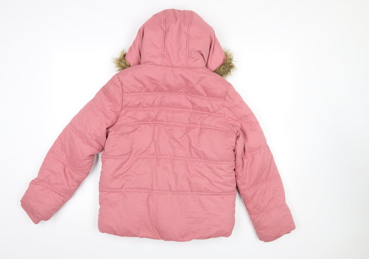 Girls UK Size 12-13 Years FatFace Pink Puffer Jacket