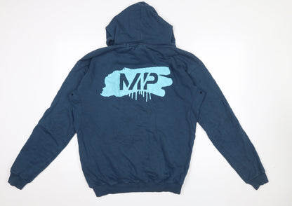 Mens UK Size S MP Blue Pullover Hoodie