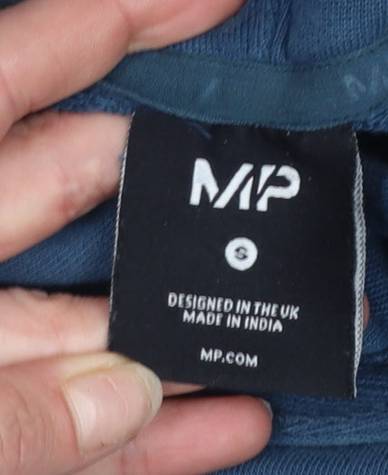 Mens UK Size S MP Blue Pullover Hoodie