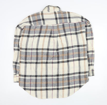 Primark Men's Multicoloured Check Button-Up Shirt M Regular Fit