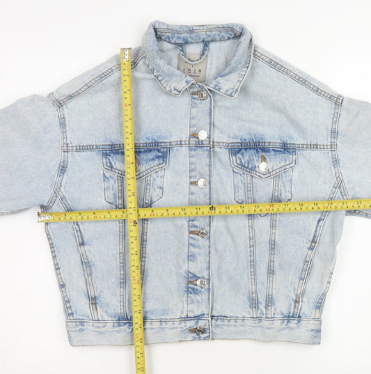 Womens UK Size 6 Denim Co. Blue Basic Jacket