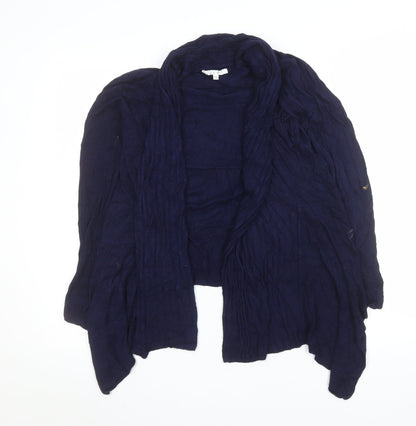 Womens UK Size M J & W Blue Cardigan Jumper