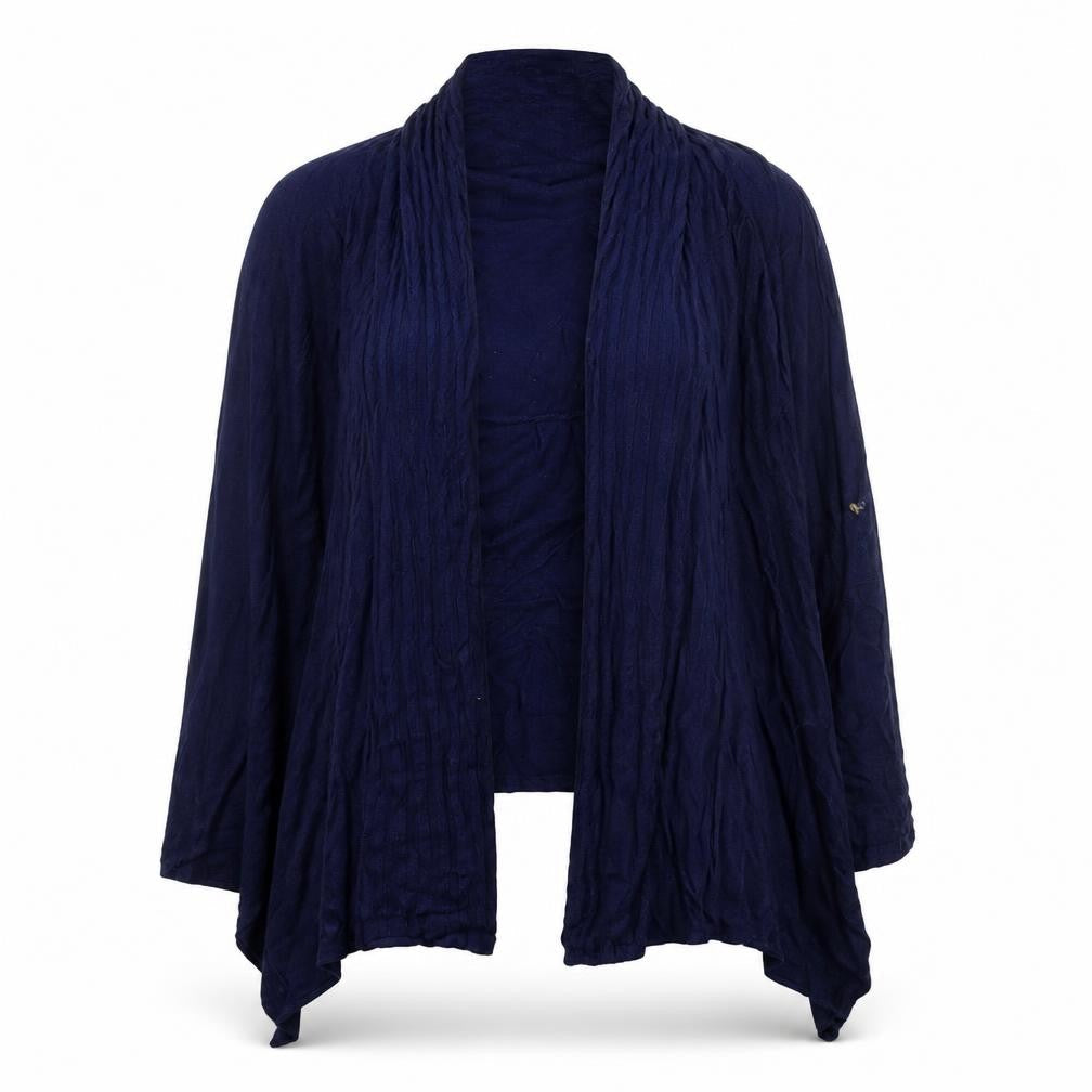 Womens UK Size M J & W Blue Cardigan Jumper