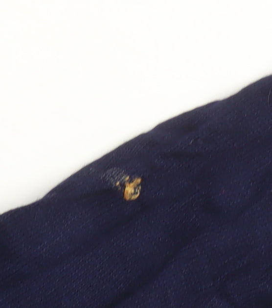 Womens UK Size M J & W Blue Cardigan Jumper