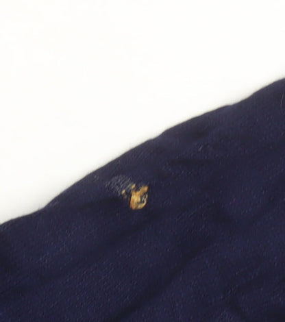 Womens UK Size M J & W Blue Cardigan Jumper