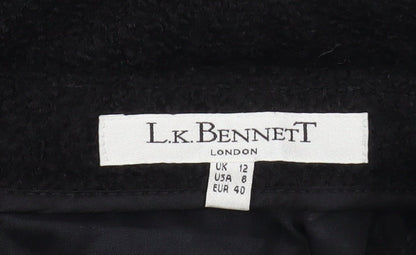 Womens UK Size 12 L.K. Bennett Straight & Pencil Tweed Skirt