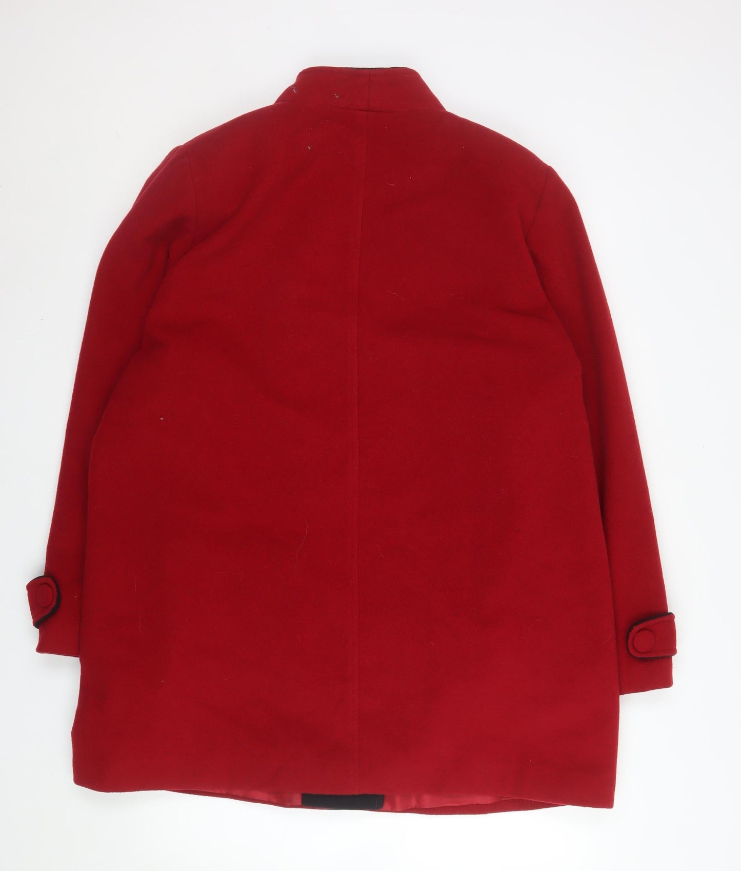 Womens UK Size 18 EWM Pure Classics Red Pea Coat
