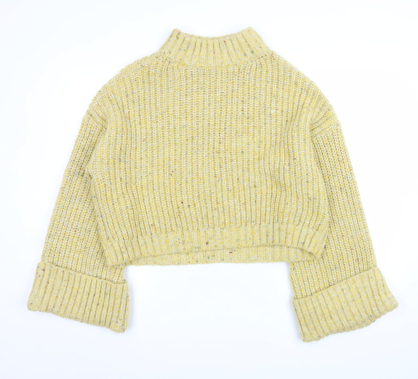 Womens UK Size L Topshop Yellow Pullover Jumper