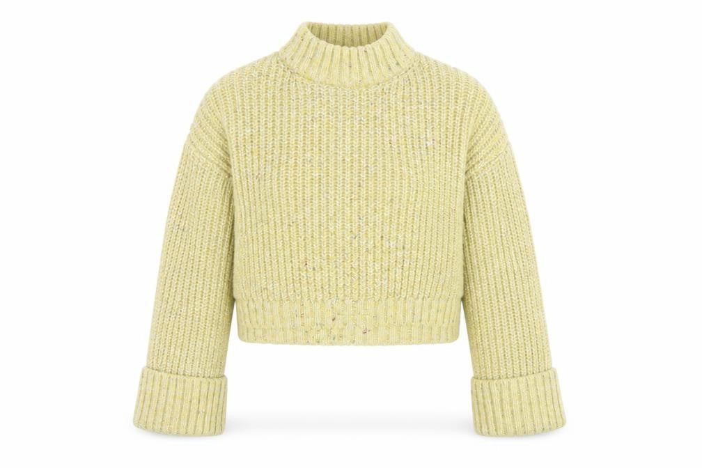 Womens UK Size L Topshop Yellow Pullover Jumper