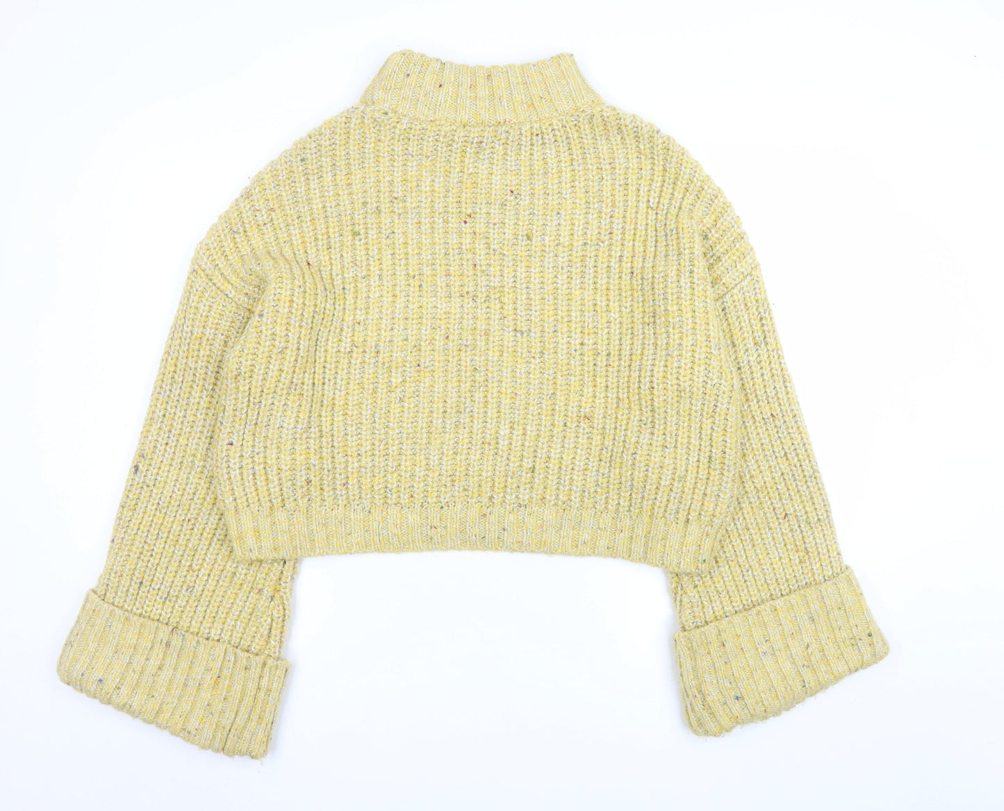 Womens UK Size L Topshop Yellow Pullover Jumper