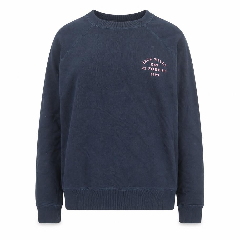 Womens UK Size 8 Jack Wills Blue Pullover Sweatshirt