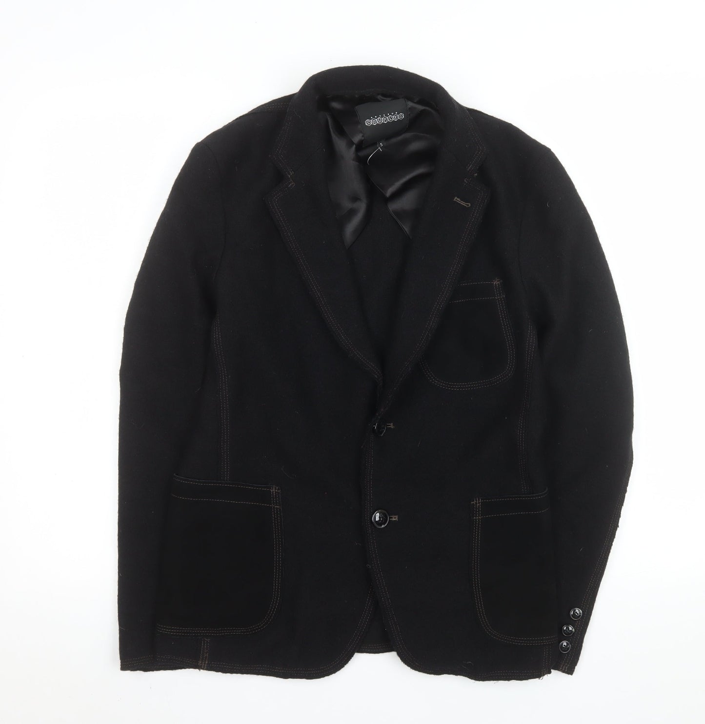 Womens UK Size S Rosebud Couples Black Basic Jacket
