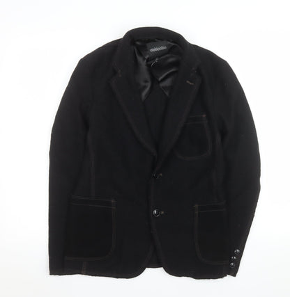 Womens UK Size S Rosebud Couples Black Basic Jacket
