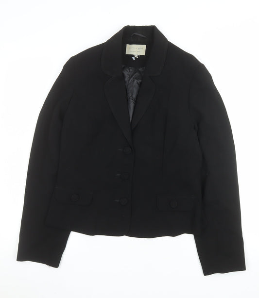 Womens UK Size 12 Office Girl Regular Black Suit Jacket