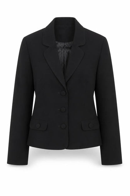 Womens UK Size 12 Office Girl Regular Black Suit Jacket