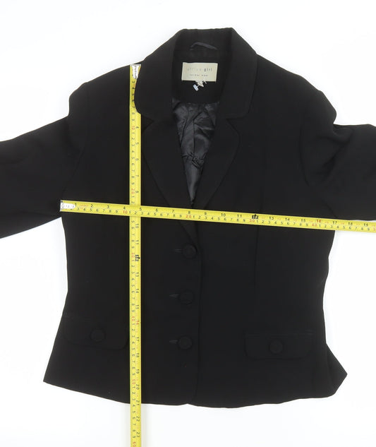 Womens UK Size 12 Office Girl Regular Black Suit Jacket
