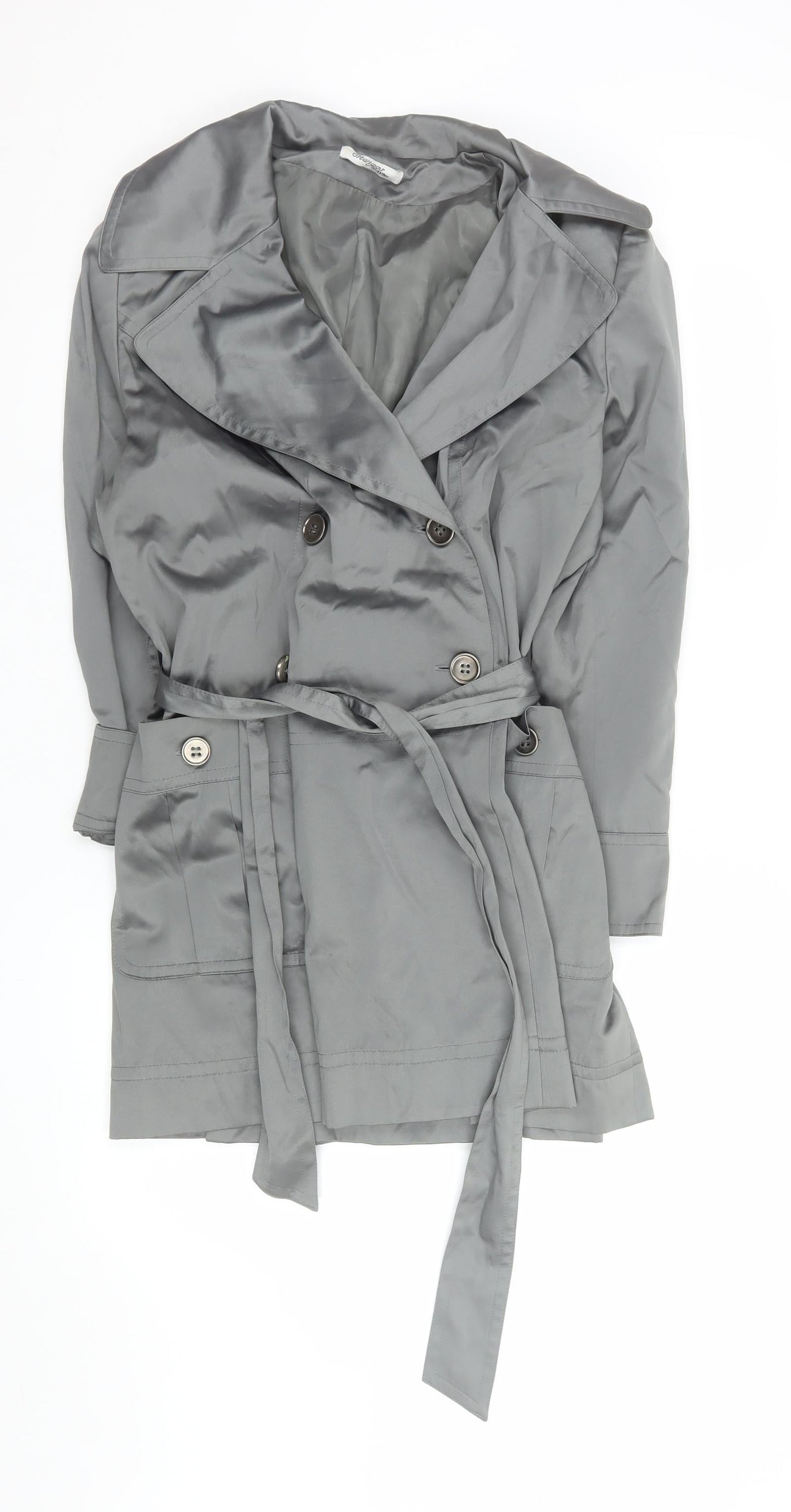 Womens UK Size 18 Changes By Together Grey Trench Coat