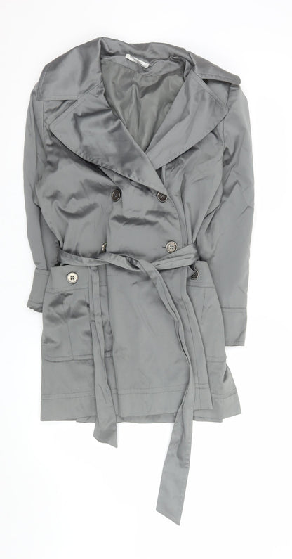 Womens UK Size 18 Changes By Together Grey Trench Coat