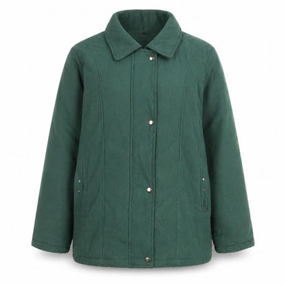 Womens UK Size 14 Finesse Green Quilted Coat