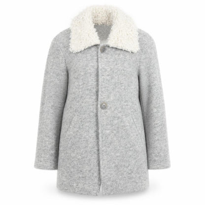 Womens UK Size S Zara Grey Overcoat