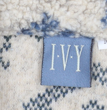 Mens UK Size M Ivy Beige Fleece Jacket