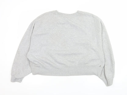 Womens UK Size L Primark Grey Pullover Sweatshirt