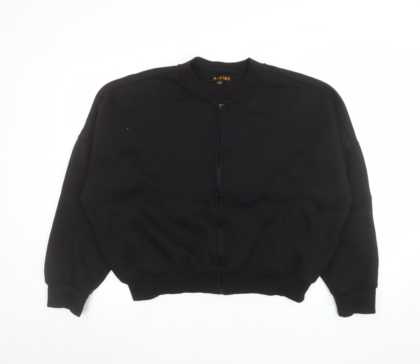 Mens UK Size L Rising Black Basic Jacket