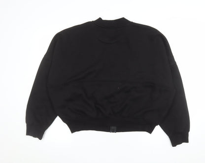 Mens UK Size L Rising Black Basic Jacket