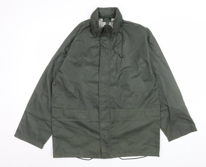 Mens UK Size M Champion Green Parka Coat