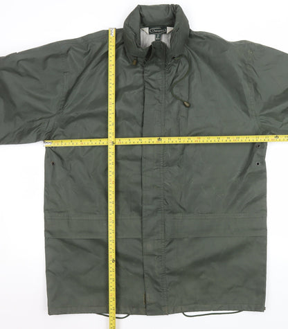 Mens UK Size M Champion Green Parka Coat