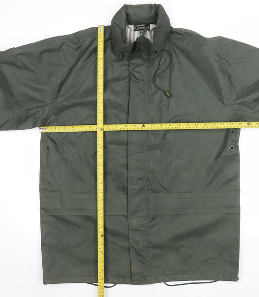 Mens UK Size M Champion Green Parka Coat