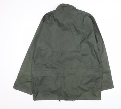 Mens UK Size M Champion Green Parka Coat
